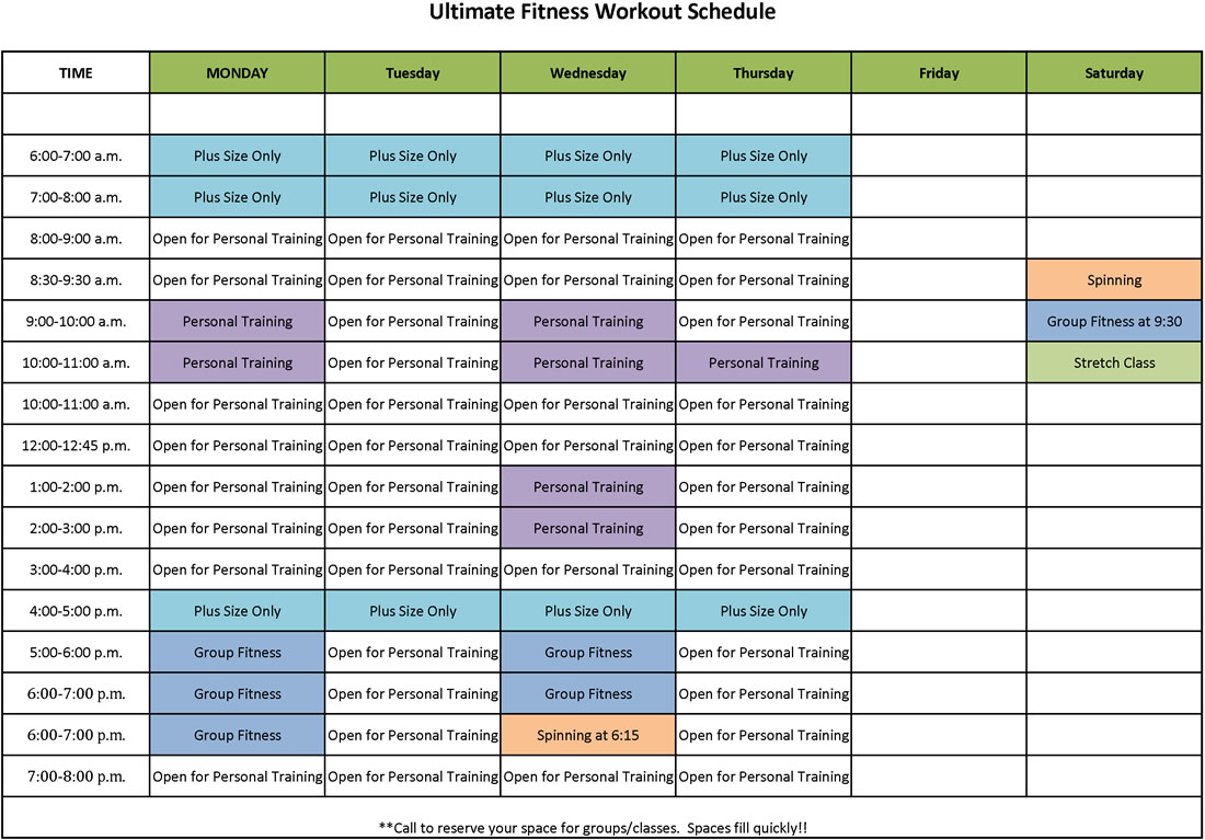 Class Schedule 